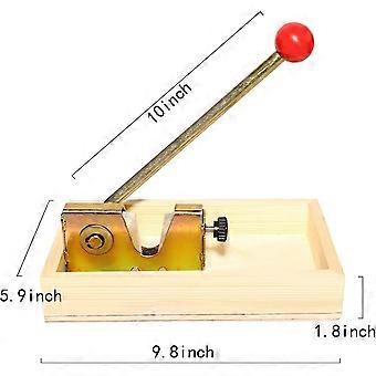 Robuster Walnussknacker Mit Holzsockel – Verstellbar Für Walnüsse, Macadamia, Mandeln, Haselnüsse