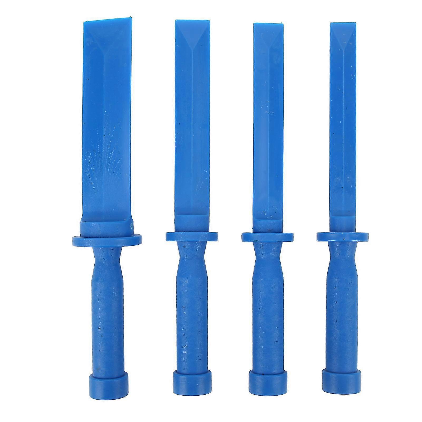 Non Marring Universal Scraper Remover Tool Kit - 4PCs Plastic Chisel Scraper Set for Removing Adhesive Sticker Decoration