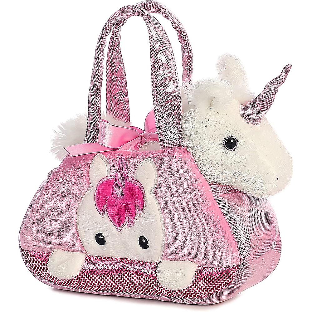 Aurora World Fancy Pals Pet Carrier, Peek-A-Boo Unicorn