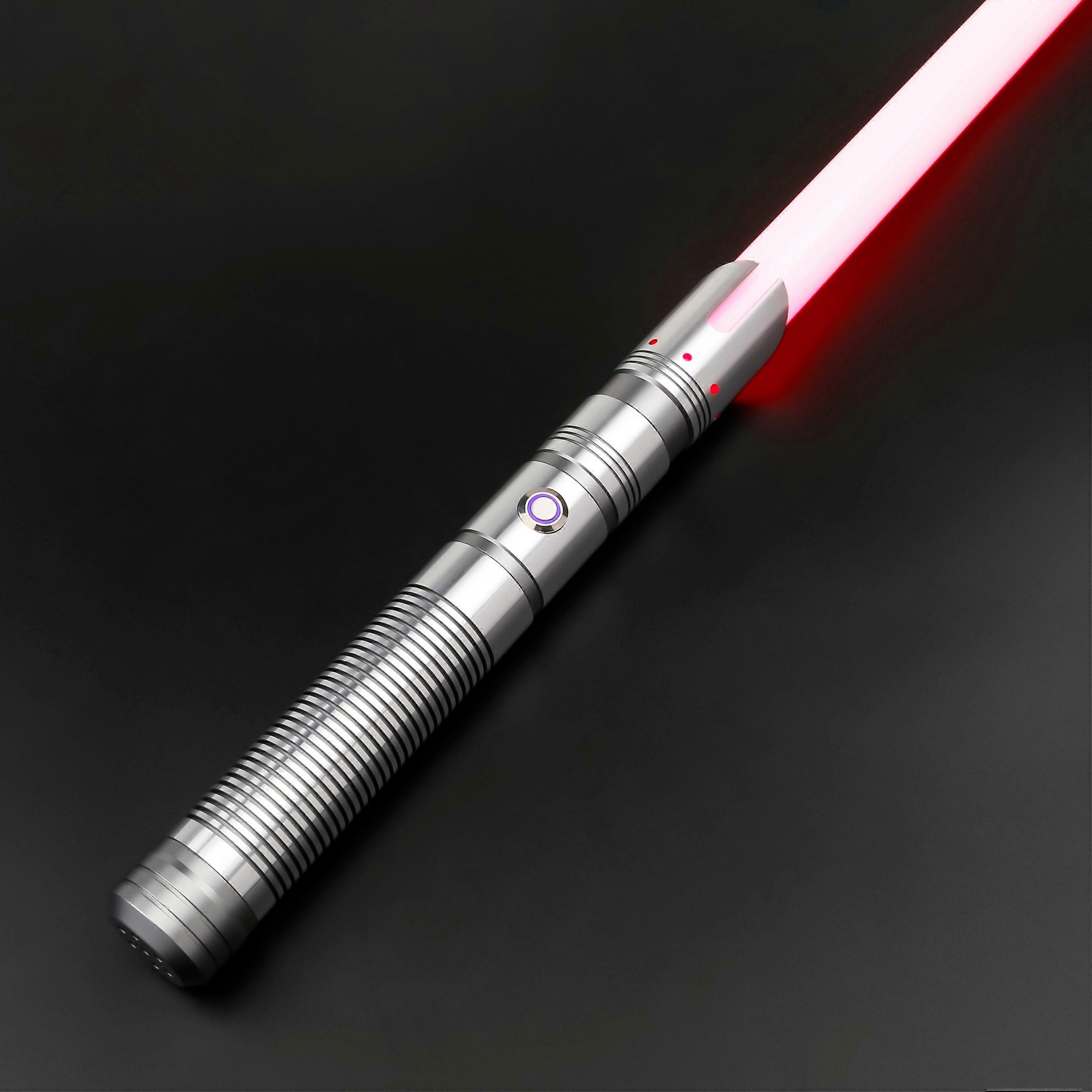 RGB Metal Smooth Swing Lightsaber 12 Colors Changing 10 Sets Soundfonts Cosplay NeoPixel Laser Sword Luminous Toys
