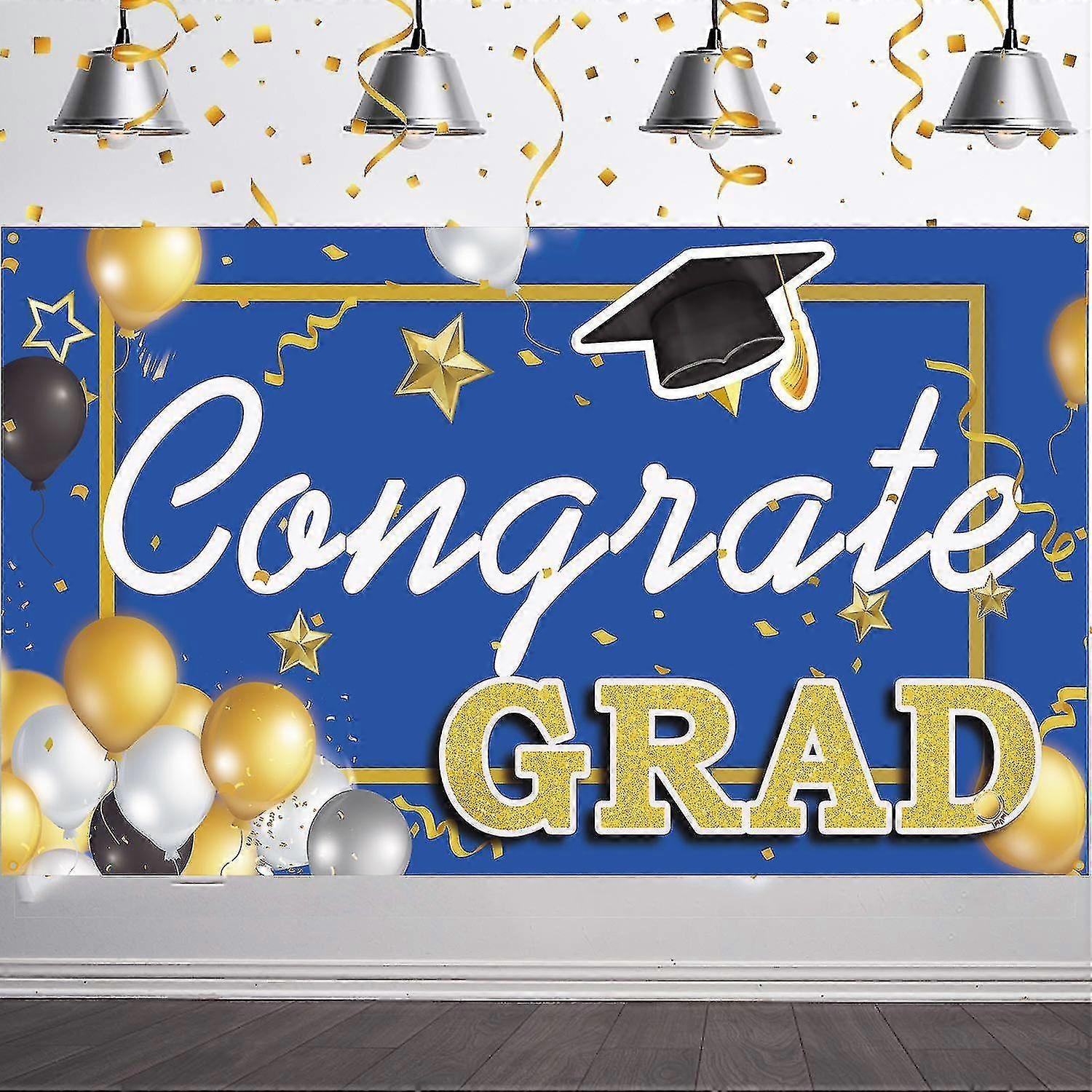2022 Graduation Season Party Background Banner Party Decoration 100*180cm