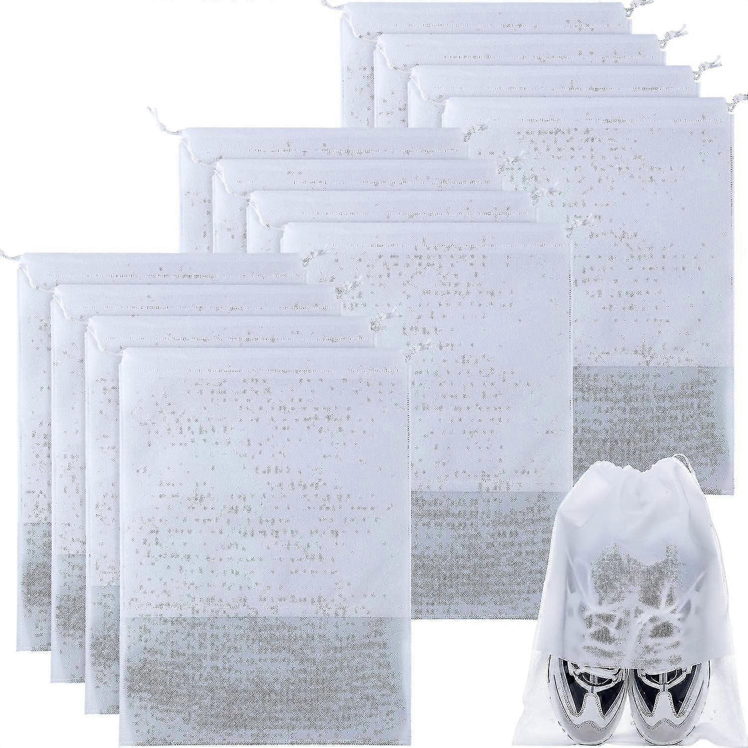 12 Pieces Travel Shoe Stora Bag Non-woven Stora Bag