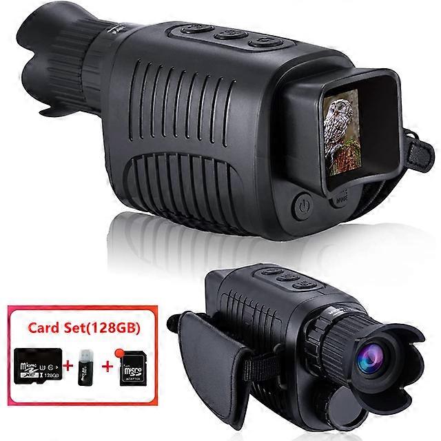 Monocular Night Vision Device 1080P HD Infrared 5x Digital Zoom Hunting Telescope Outdoor Day Night Dual Use 100% Darkness 300m