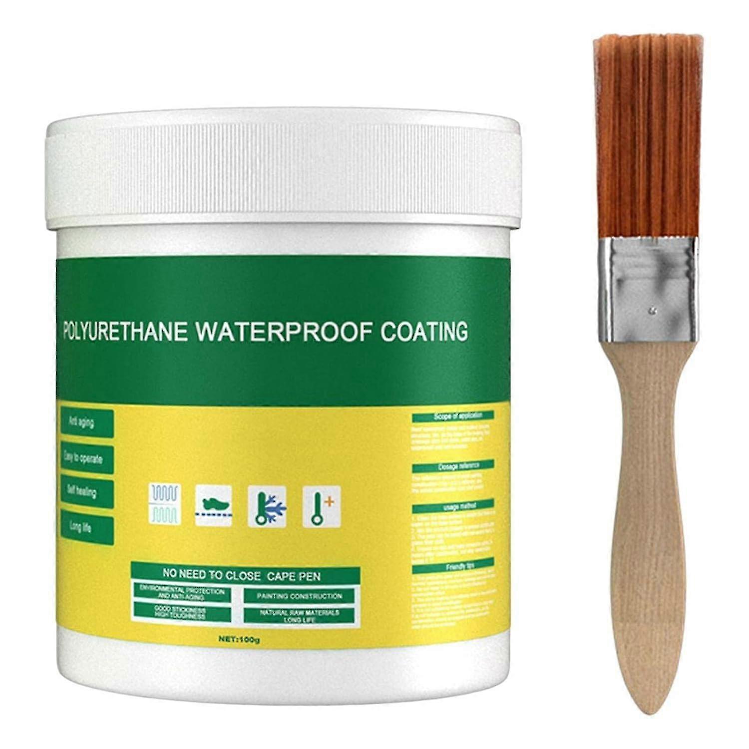 Mastic d’isolation imperméable à l’eau, 30/100/300 / 600g Agent imperméable invisible, agent de revêtement imperméable transparent, agent d’étanchéité anti-fuite imperméable à l’eau, wa