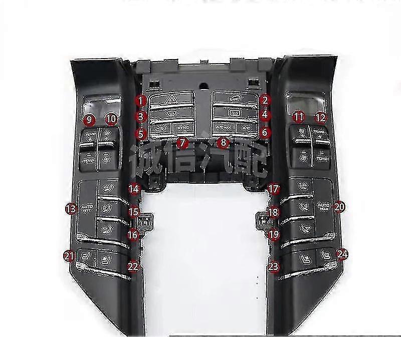 Compatible Porsche Cayenne Macan Panamera Air Conditioning Panel Central Control Switch Button Seat Ventilation Button