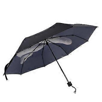 Cool langfinger op Tre foldbare paraplyer Anti-sol regn vindtæt parasol 2023