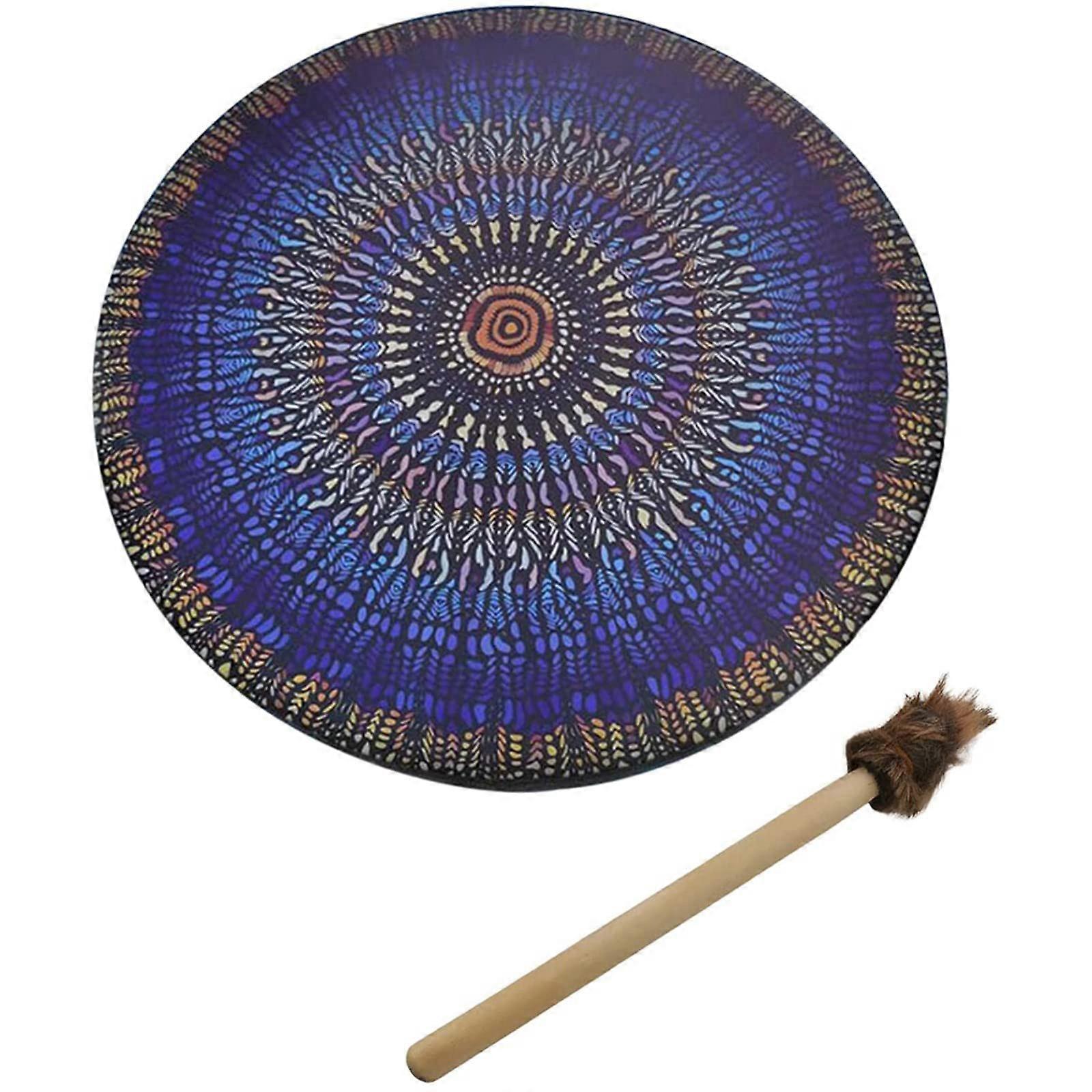 Διακοσμητικό σαμάνος Drum Tree Of Life Σιβηρίας Χορτοφάγος Σαμάνος Drum Sound Healing Tool Χέρι Μουσική Εραστής Frame Drum Craft