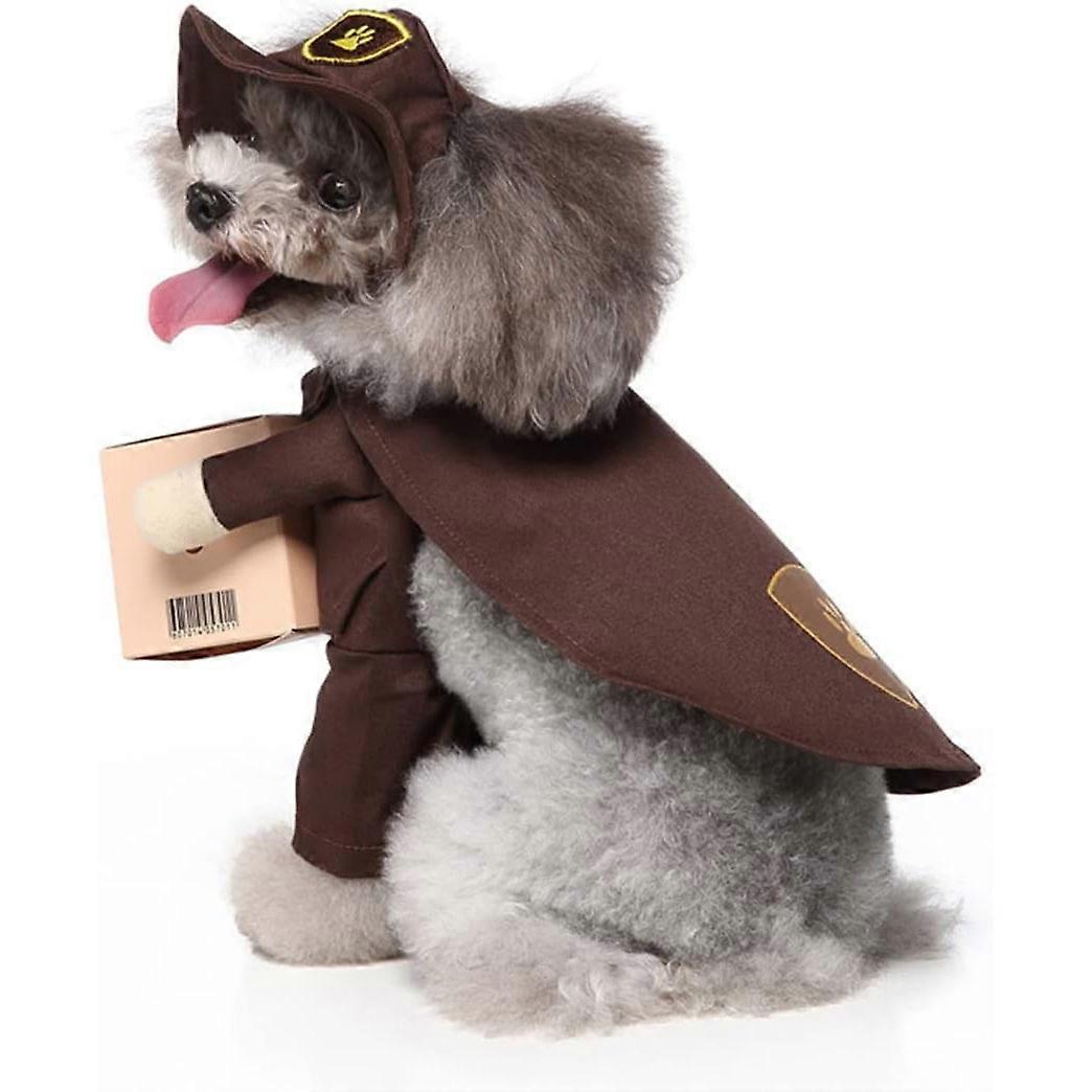 Dog Mail Carrier Costume, Halloween Party Clothes Apparel for Dog