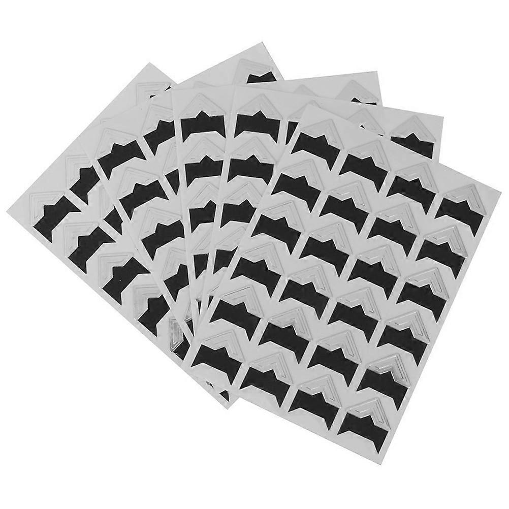 5pcs Kraft Paper Self-Adhesive Photo Album Protector Sticker (Flash Silver)