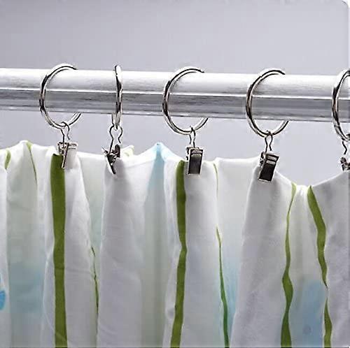 30 قطعة. 35mm قطر متعدد الأغراض الستارة كليب ستارة قضيب الستار حلقات الستارة حلقات الستارة مع مقاطع