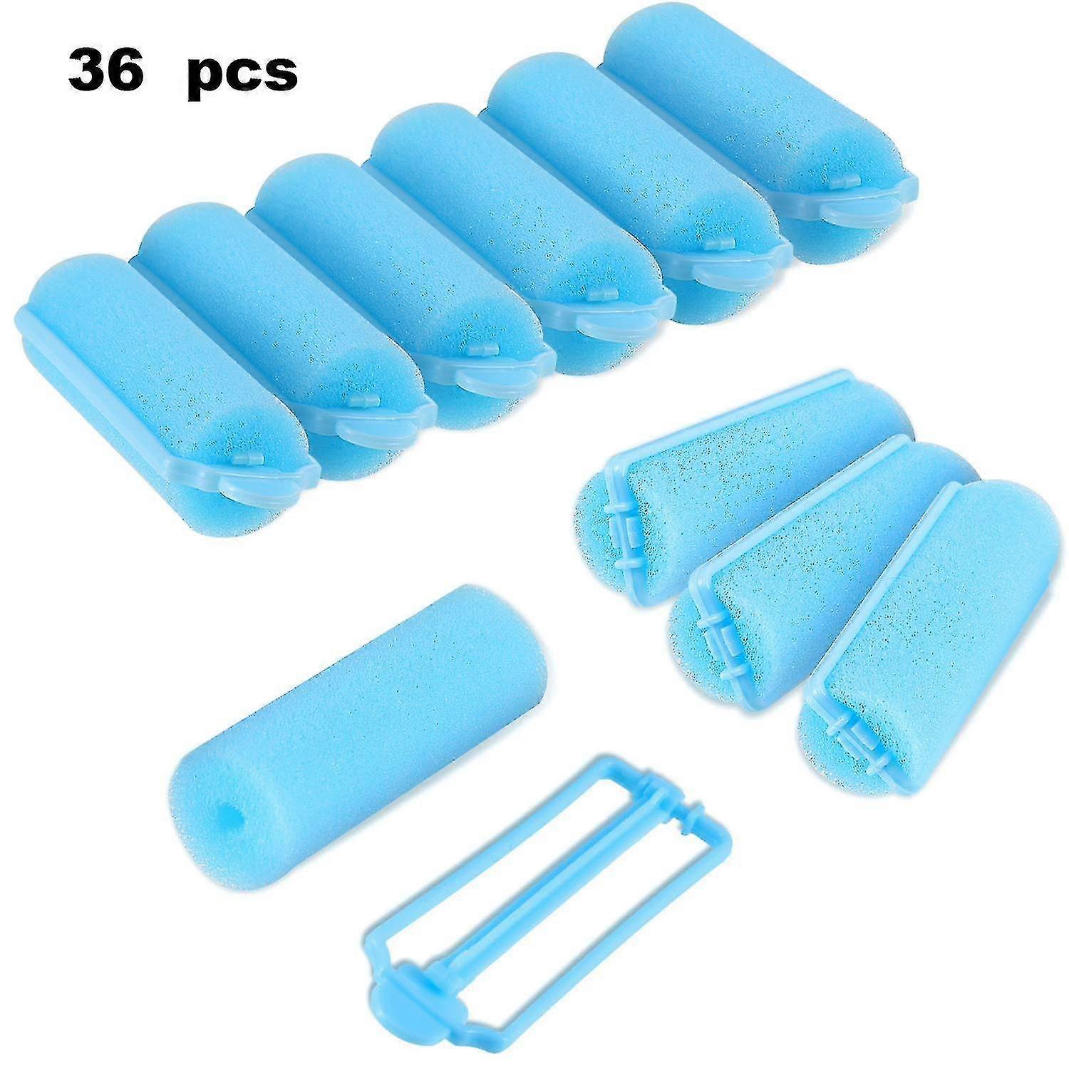 36 Pieces Foam Sponge Curlers Flexible Hair Styling Curlers Sponge Curlers For Hair Styling