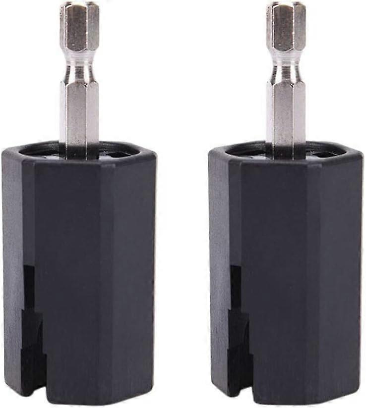 2Pcs String Winder Tuning Peg Puller Guitar Bass Repair Toolkit Replacement Electric Drill Nice and Attractive