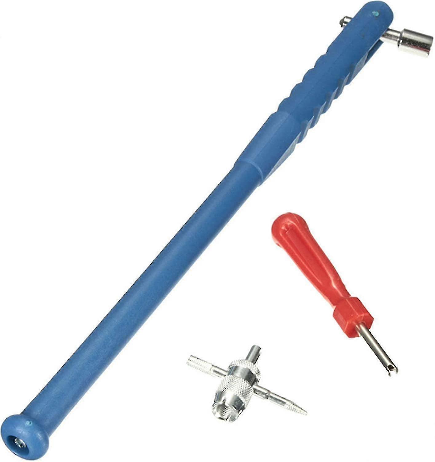 Tire Valve Stem Puller Tool Kit, Universal 4 Way Valve Stem Removal Tool Single Head Valve Core