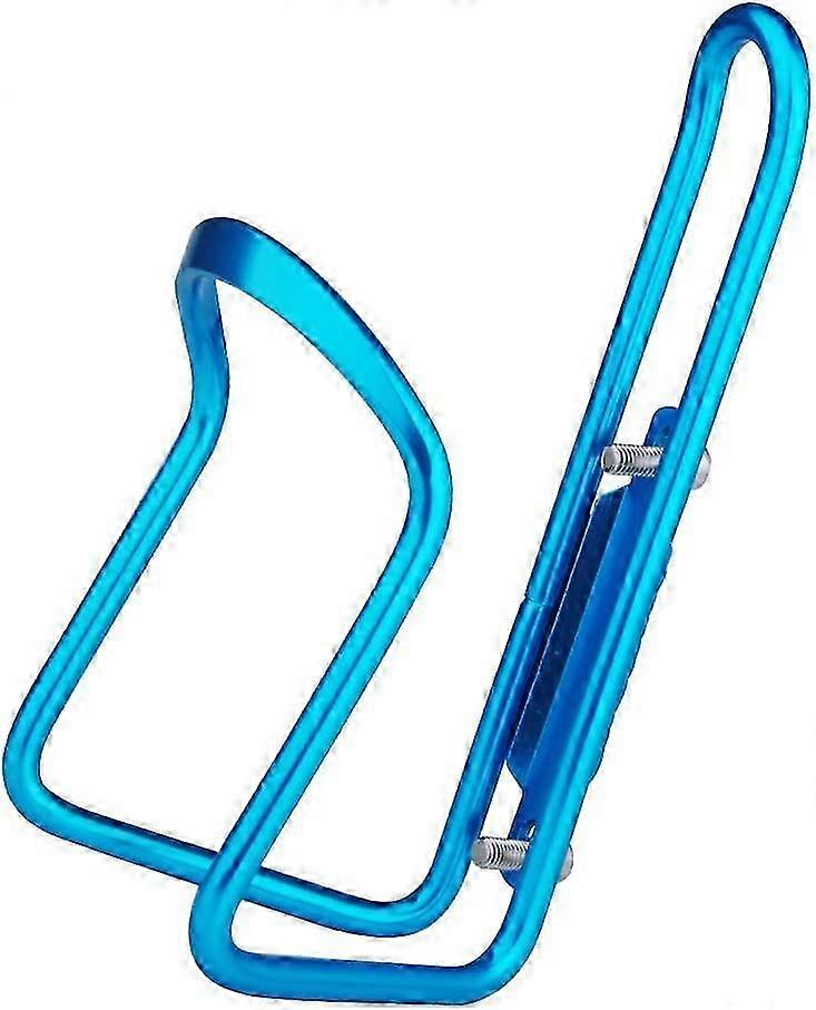 Utomhus lätt aluminiumcykelflaskbur, blå