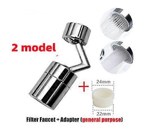 720 Flexible Faucet Aerator Splash Extender 22/24mm Robotic Arm for Bath Kitchen Anti-splash Washbasin Adapter Faucet Bubbler