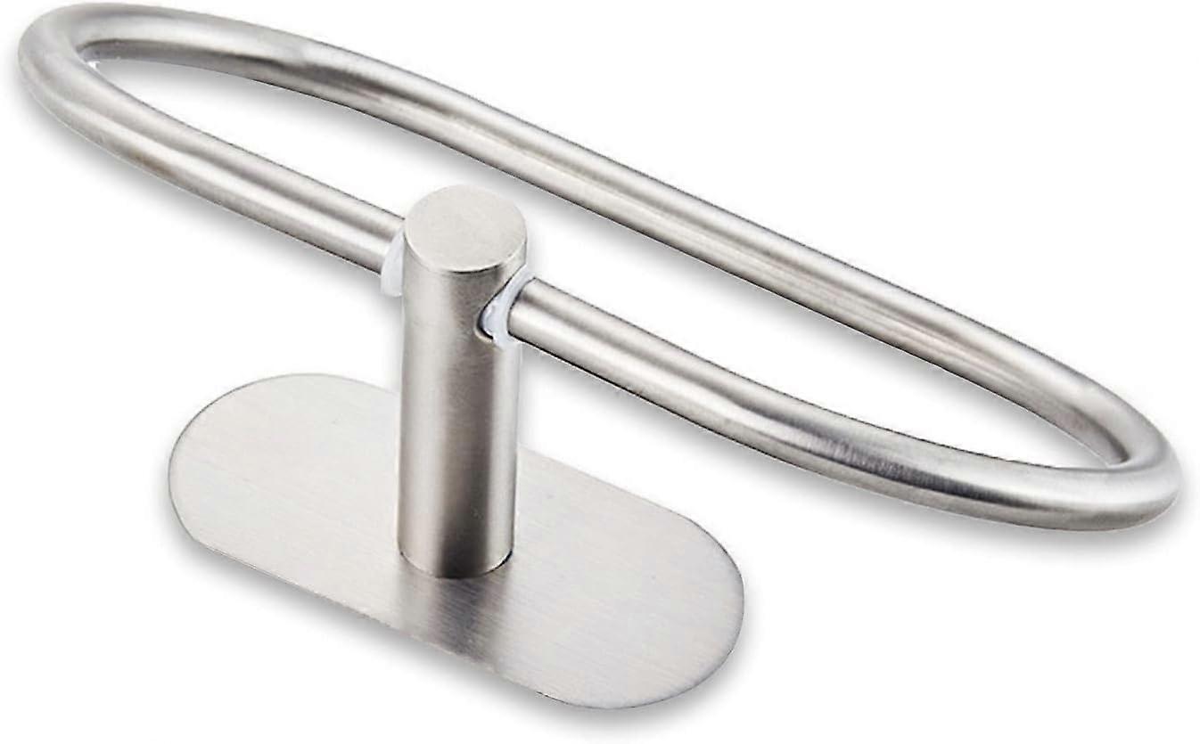 Self-Adhesive Stainless Steel Modern Towel Holder for Bathroom, Easy Installation, Rust-Resistant, Space-Saving Design