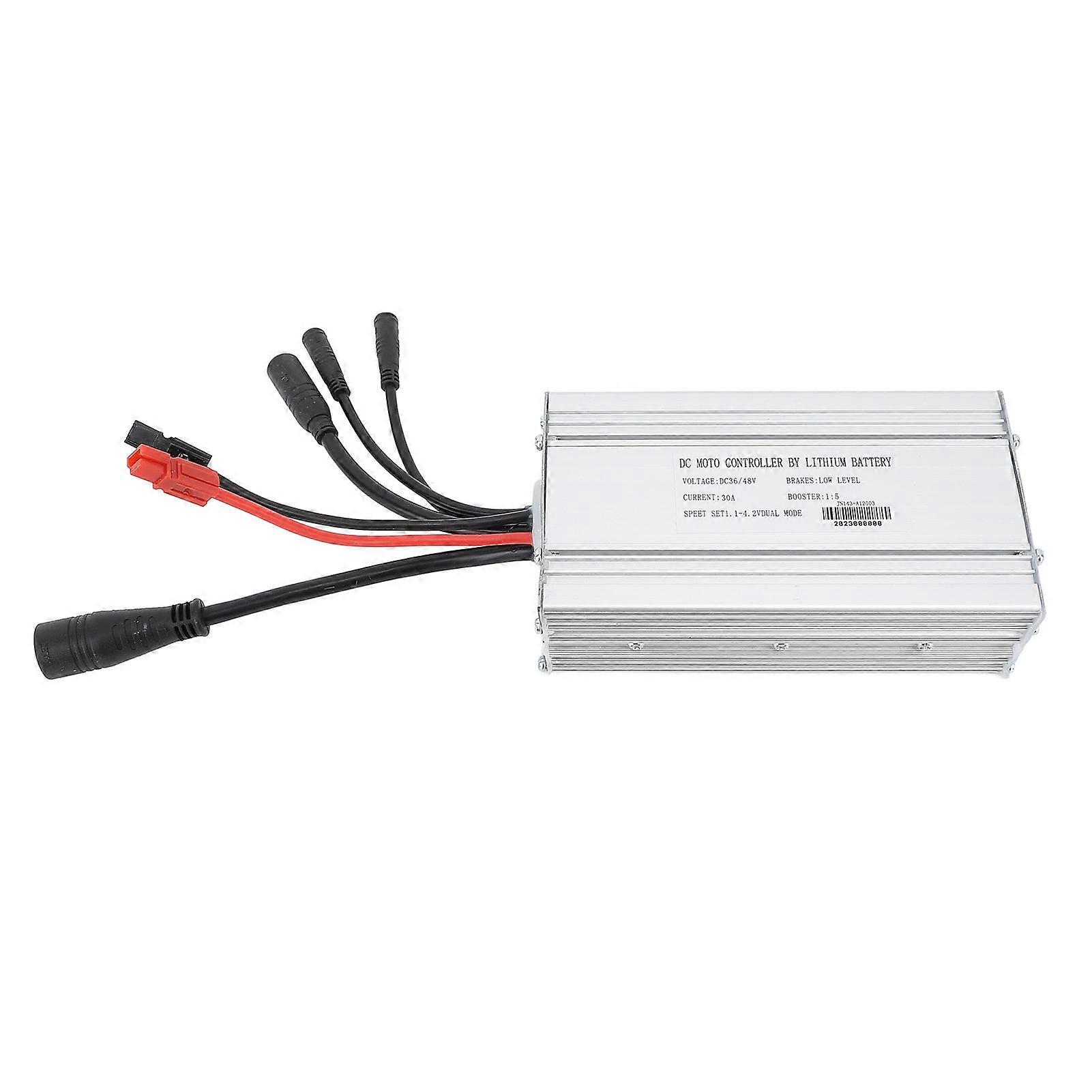 30A Brushless Motor Controller for 1000W Power Waterproof Square Wave Controller Electric Bike Modification Accessory