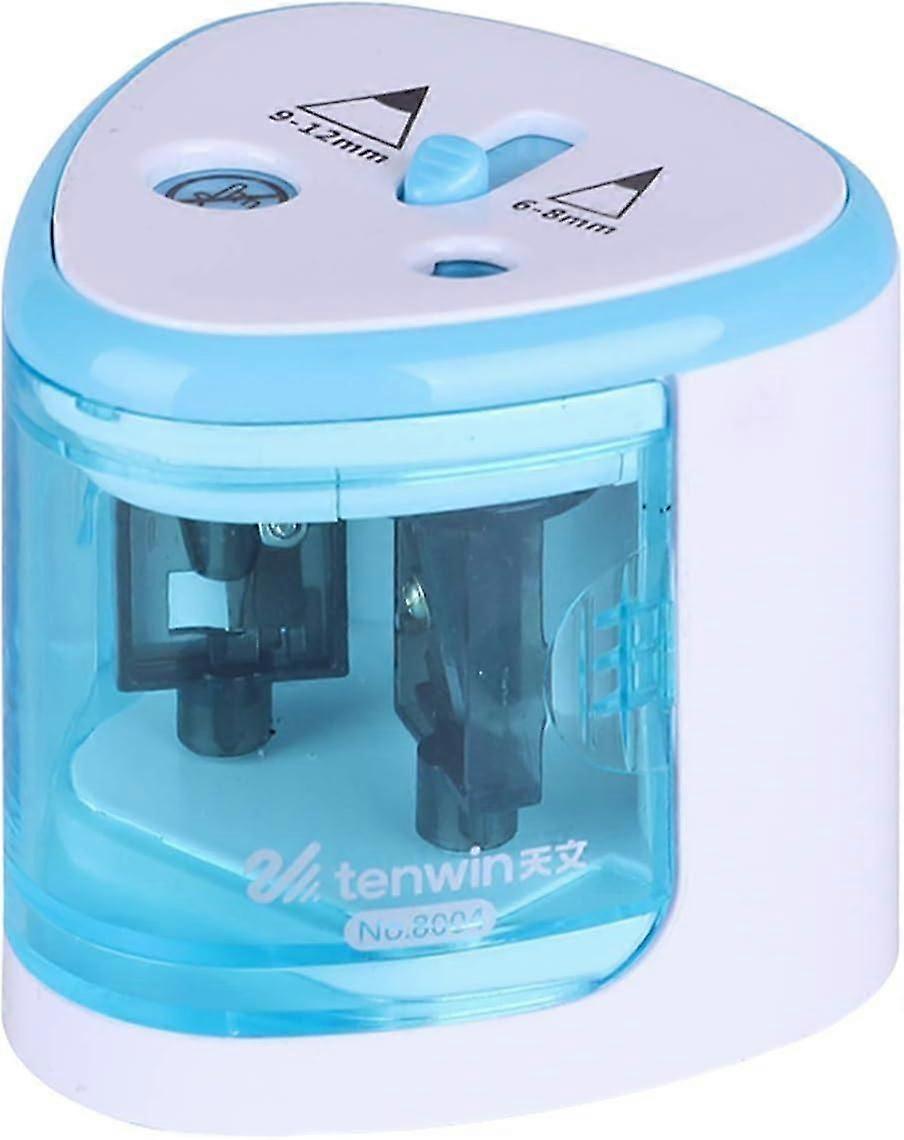Automatic Electric Pencil Sharpener, Battery Operated, With 2 Holes, Suitable For Home Students