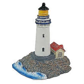 Type A Mediterranean Style Small Lighthouse Ornament Micro Landscape Resin Craft
