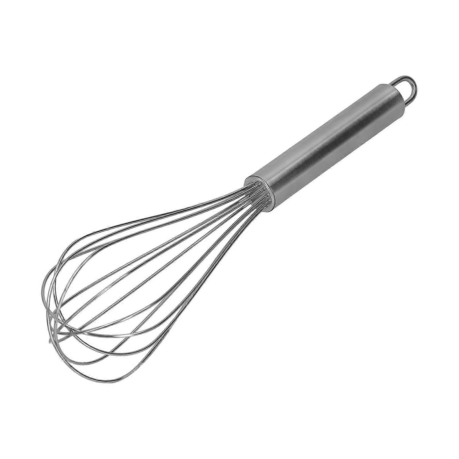 Edelstahl whisk, robust manual egg beater, kitchen tool, suitable for home baking