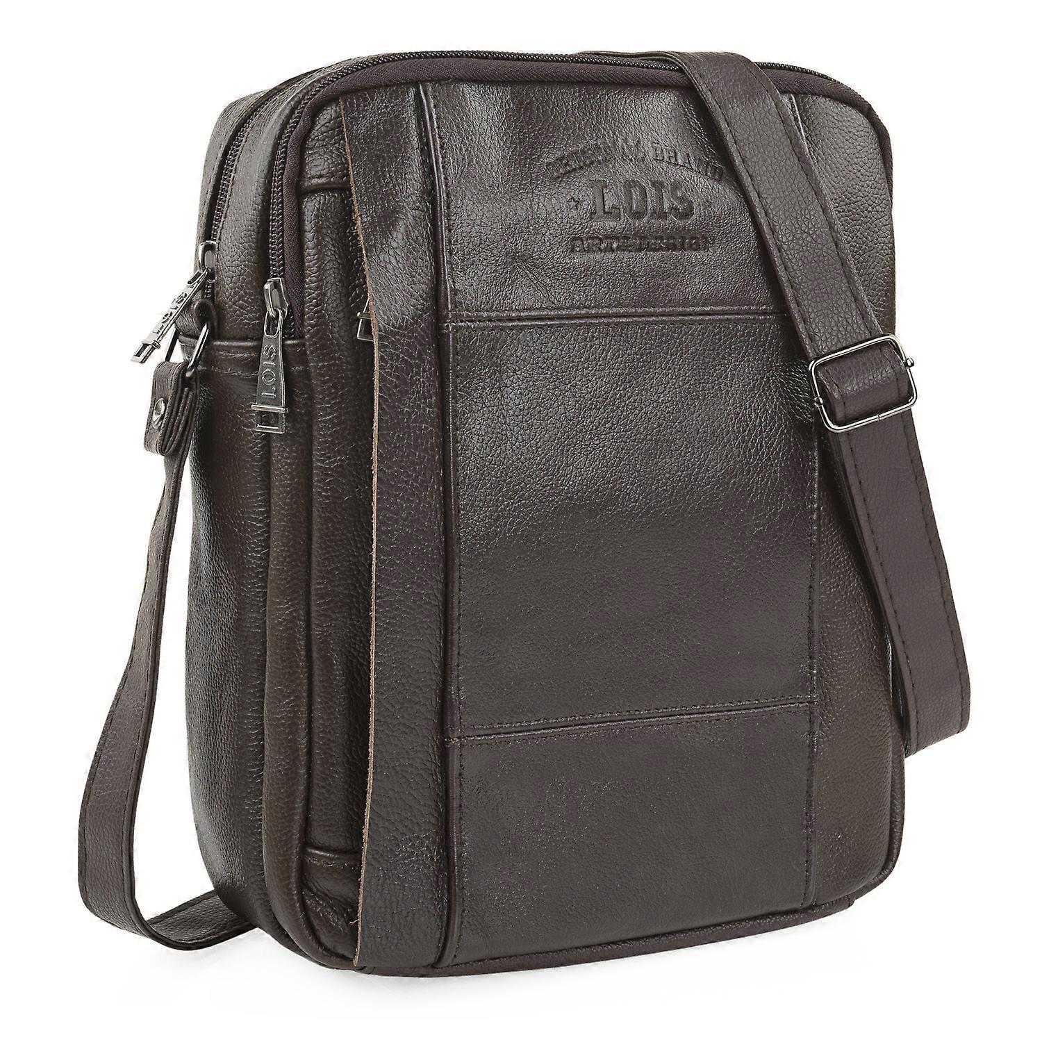 Lois Mænds Læder Crossover Taske Steens