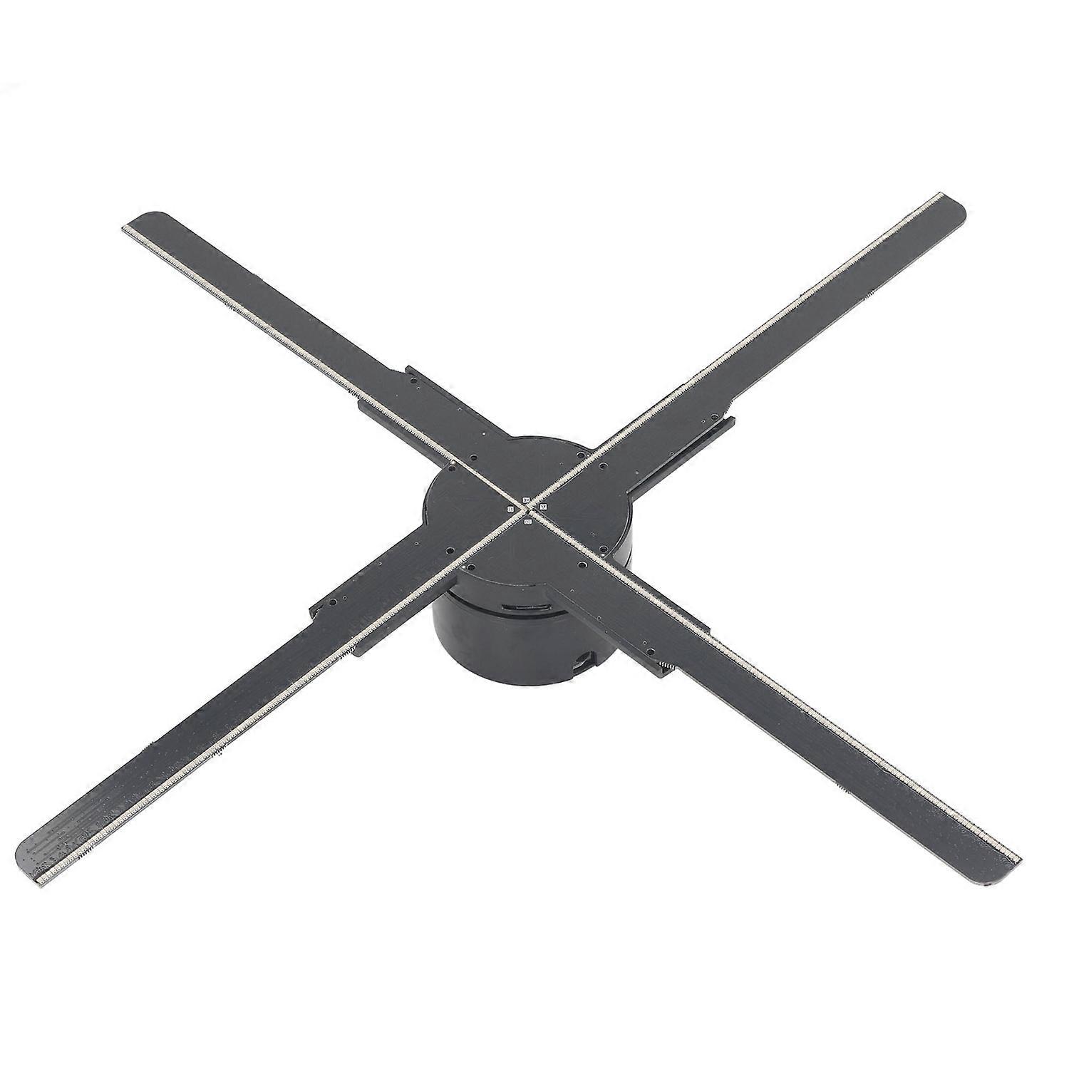 3D Hologram Fan 45cm 4 Blades 3D Holographic Projector Advertising Display Fan with 512 LED Beads 8G
