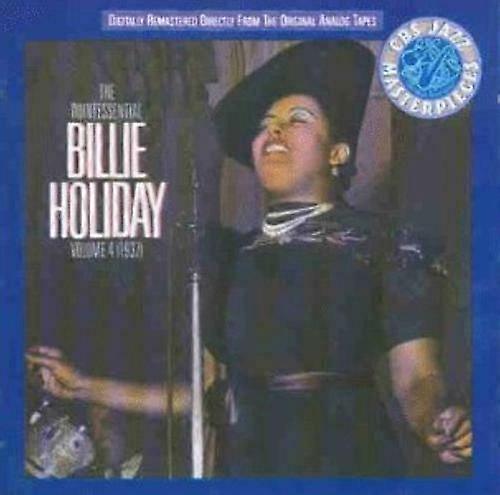ホリデイ ビリー ザ・クインテッセンシャル ビリー ホリデイ Vol. 4 CD