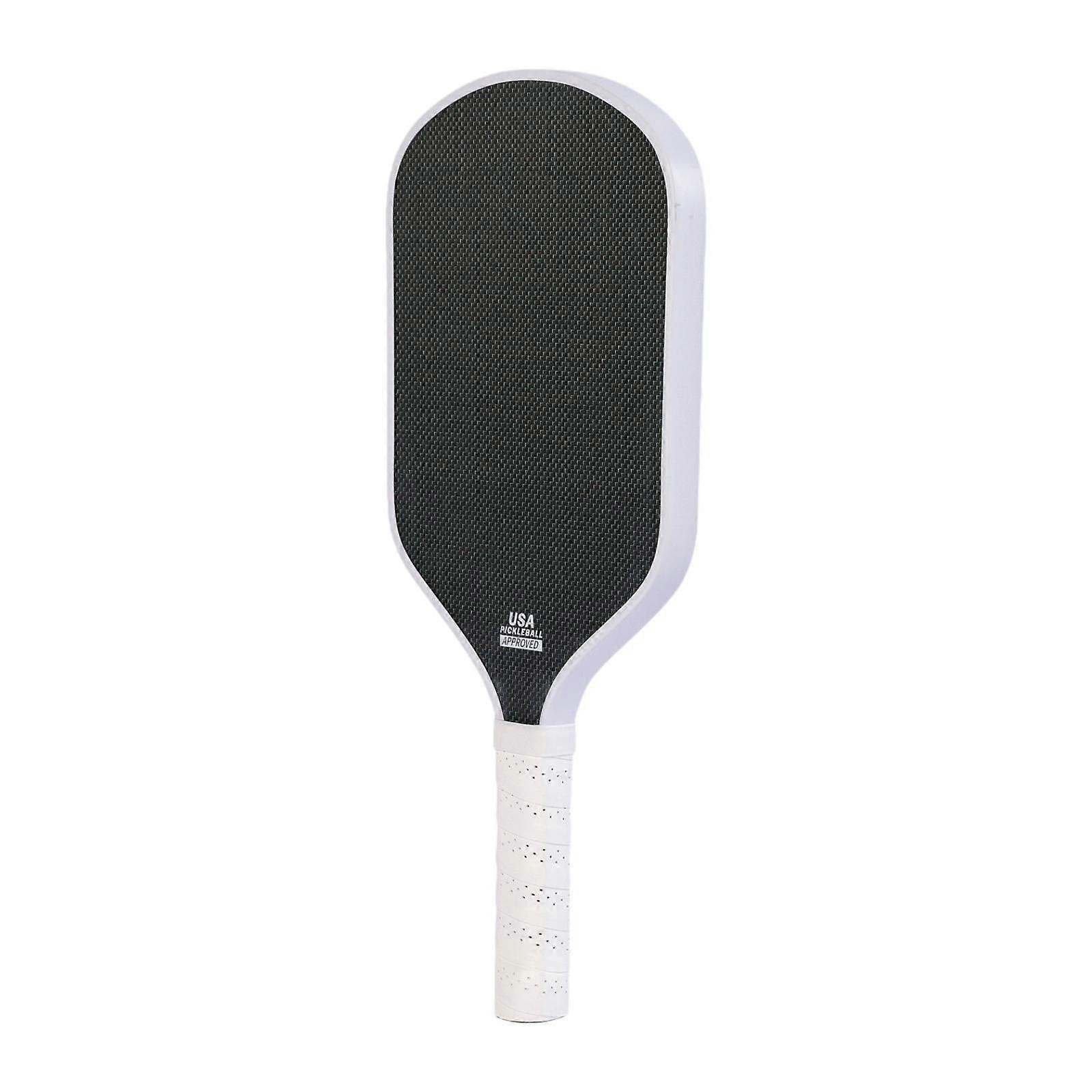 Uhlíkové vlákno Pickleball pádlo s protiskluzovou rukojetí pro trénink Vevnitř Outdoor Černá