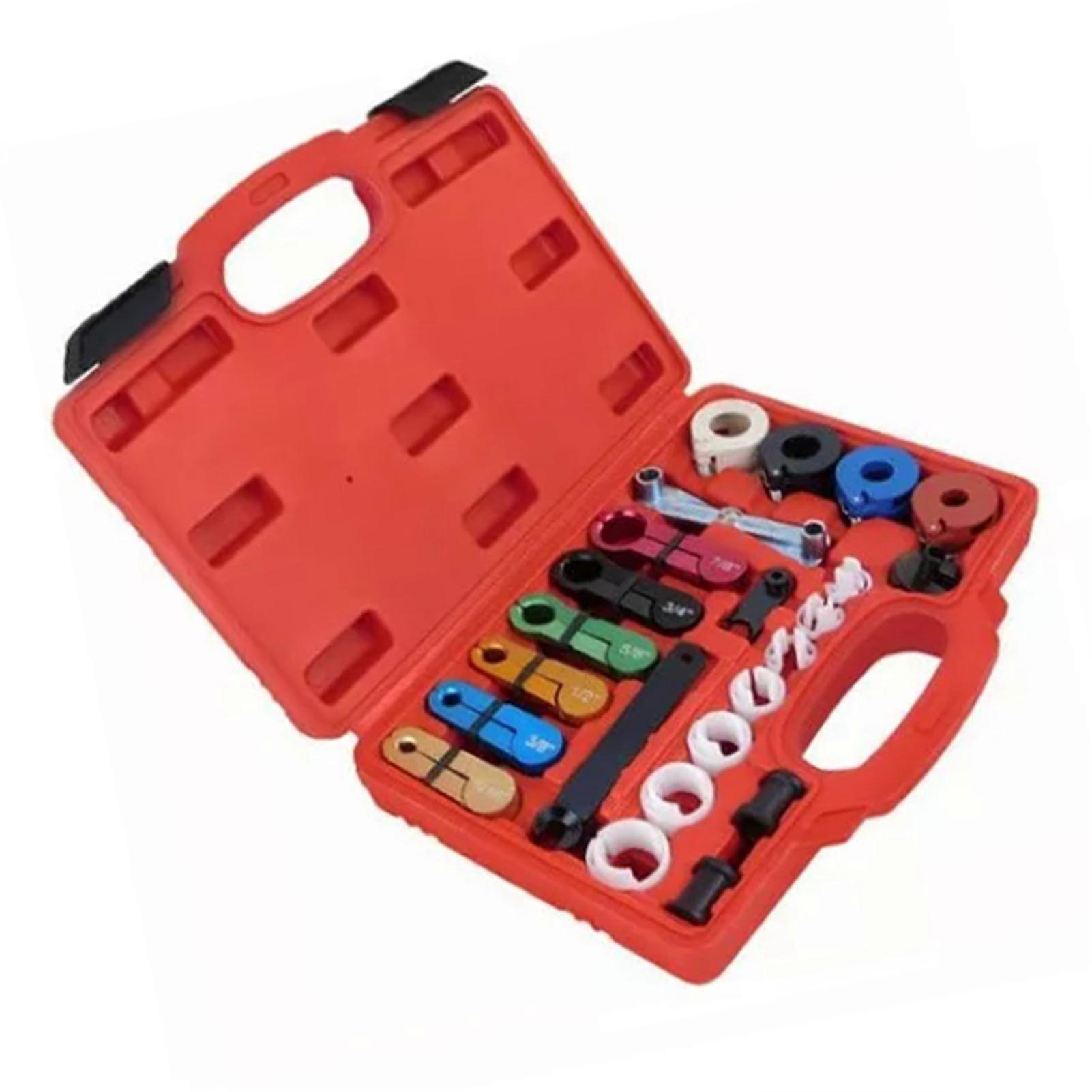 22Pcs Quick Disconnect Tool Set: Universal AC Line Disconnect for Vehicles