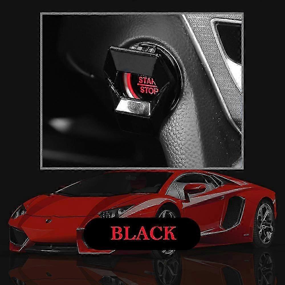 2025 New Car Engine Start Stop Switch Button Cover Decorative Accessories Push Button Sticky Cover C