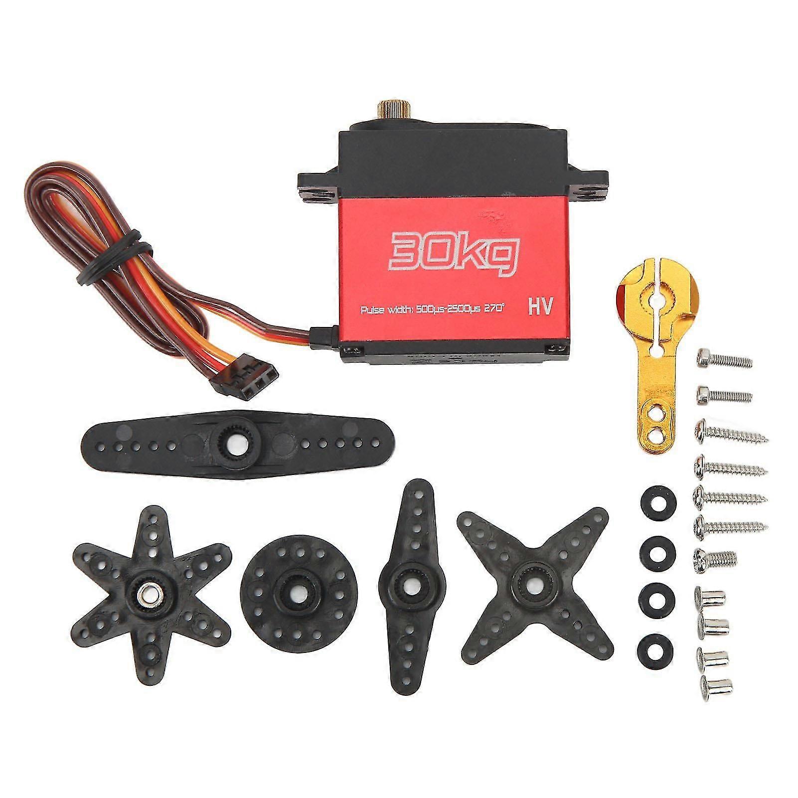 High Accuracy 30KG RC Car Steering Servo with 270 Degree Rotation and Metal Gear