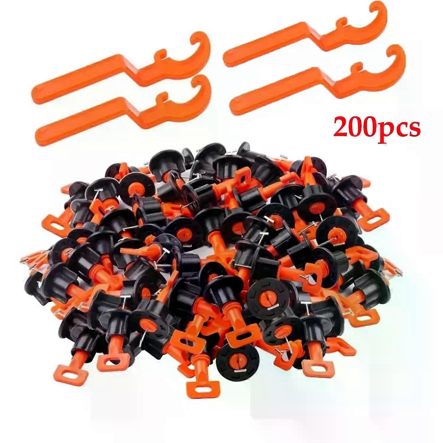 Tile Leveling System Kit with 200pcs Tile Leveler & 4 Special Wrenches