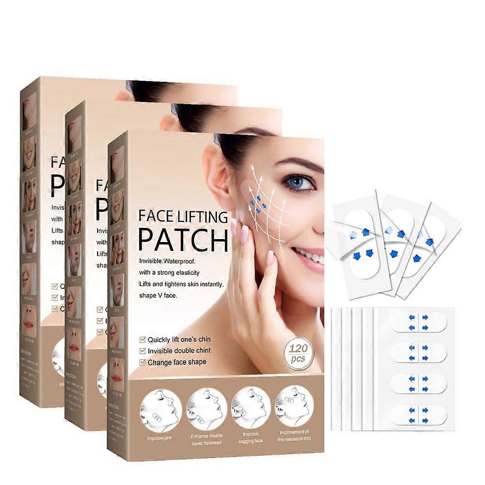 360x Invisible Thin Face Stickers V-Shape Face Facial Line Wrinkle Sagging SkinFace Lift Up Fast Chin Adhesive Tape