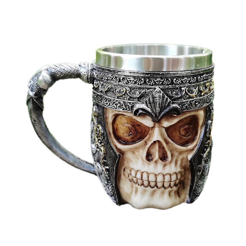 Kaffekrus, Viking Skull, Rustfrit Stål