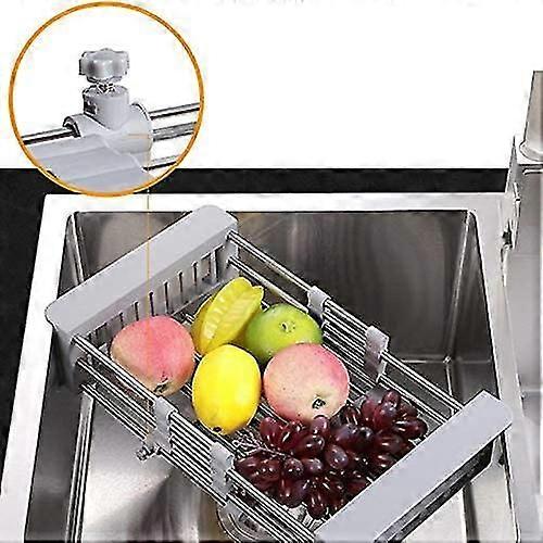 Stainless Steel Extendable Kitchen Dish Drainer, Drying Rack
