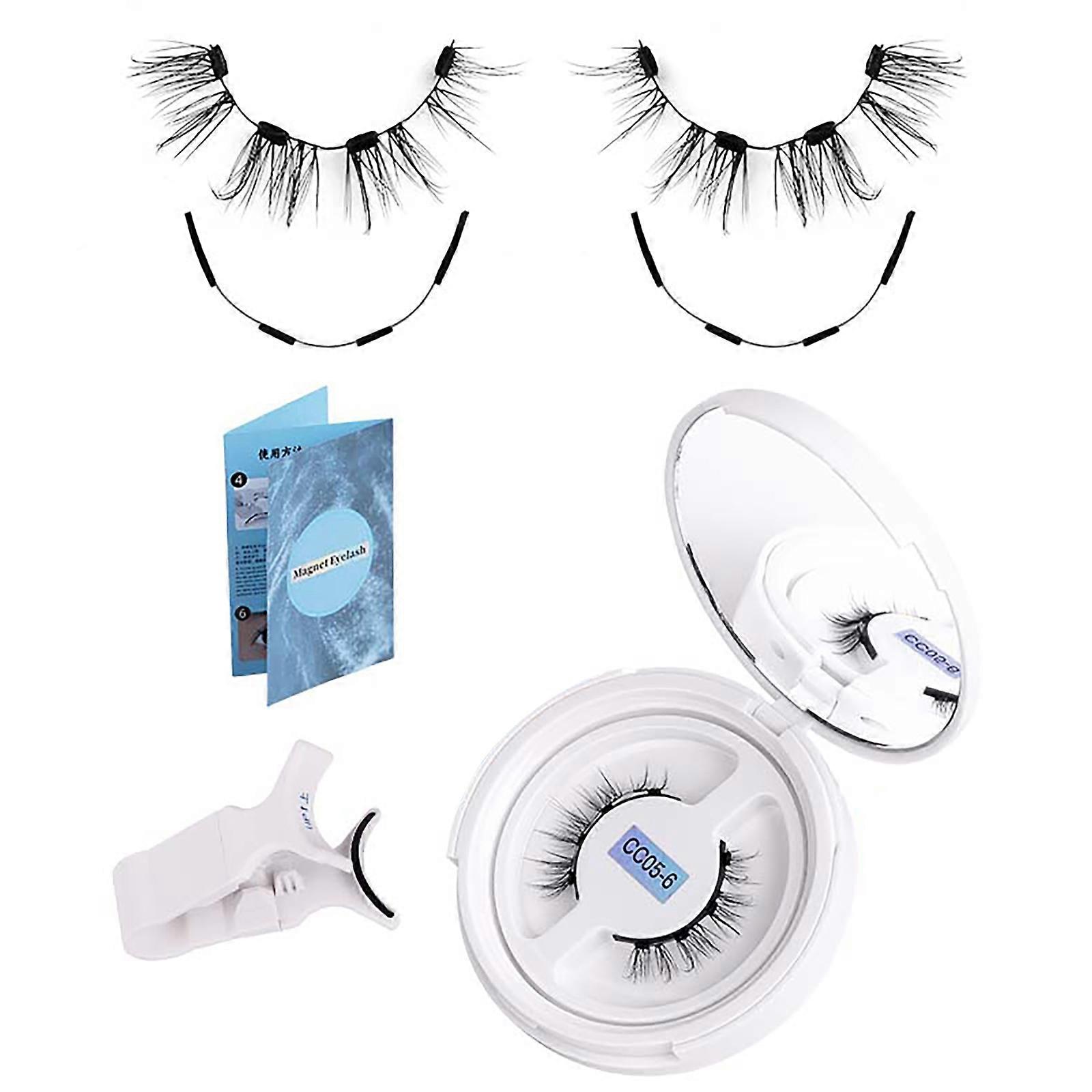 Luxurious 5D Magnetic Eyelash Set Reusable And Easy To Remove and Apply For False Lashes Extension Look 6
