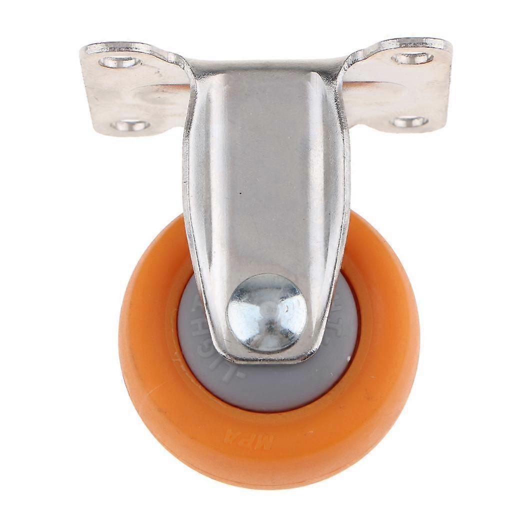 Fixed Caster Wheels, Heavy Duty Nylon Wheel with Top Plate, Replacement Wheel