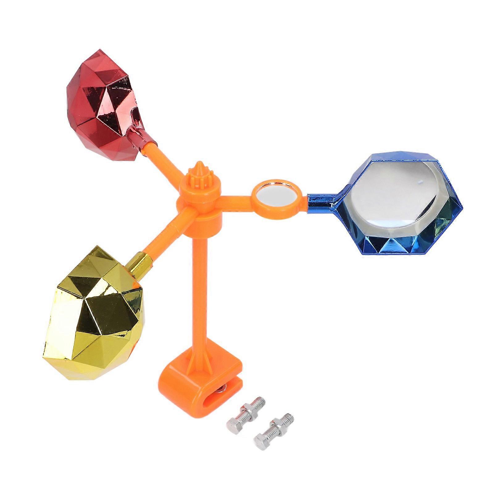 Bird Deterrent 360° Flashing Rotating Wind Drive Bird Animal Repeller for Orchard Field Airport