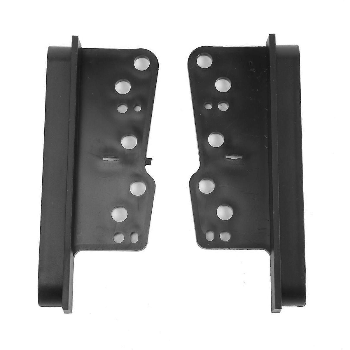 2 Double Din Fascia Facia Dash Kit Car Stereo Side Trims Brackets