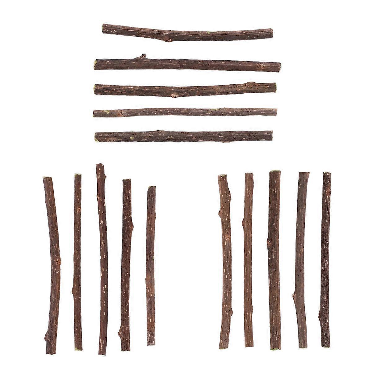 15Pcs Natural Silvervine Sticks for Matatabi Chew Sticks Teeth Molar Chew Toys for Cat Teeth Cleanin