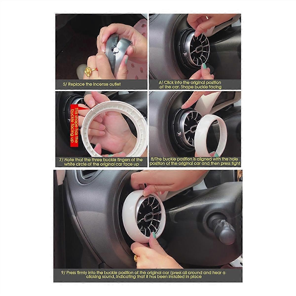 1set/4pcs Aer condiționat auto Capac de aerisire