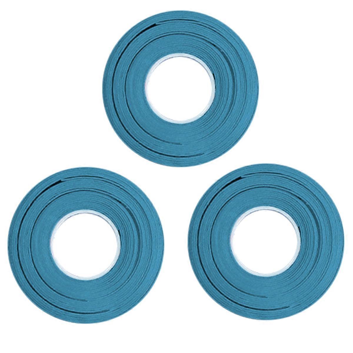 Badminton Racket 7C Flat Rubber, Soft and Shock-Absorbing,Light Blue