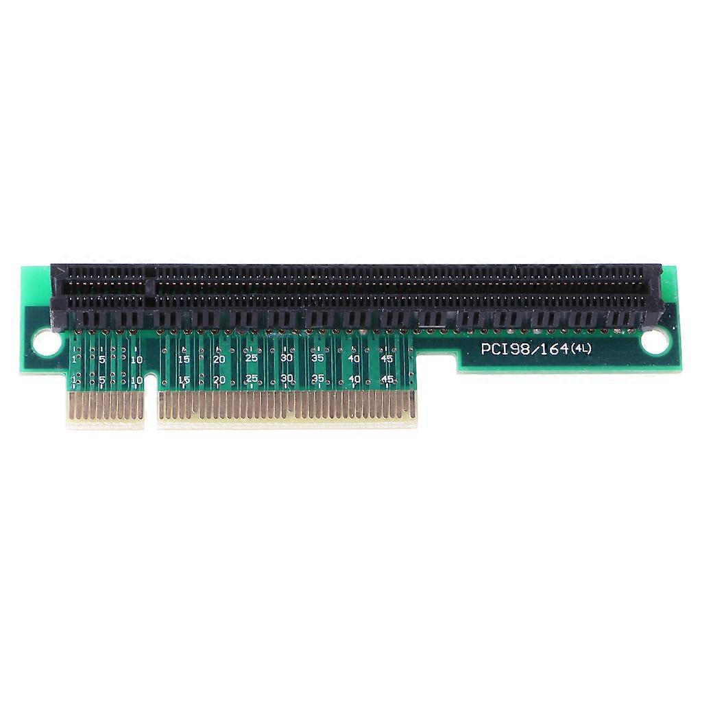PCI- for Express 8X to 16X Riser Card 90-Degree Adapter Card PCI-E 8X to 16X Extender Extension Card for 1U/2U Small for Black