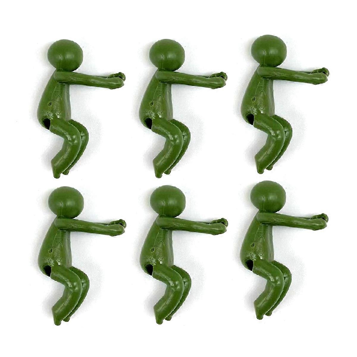 6pcs Cute Plant Support Sticks for Plant Propagation, Light Green