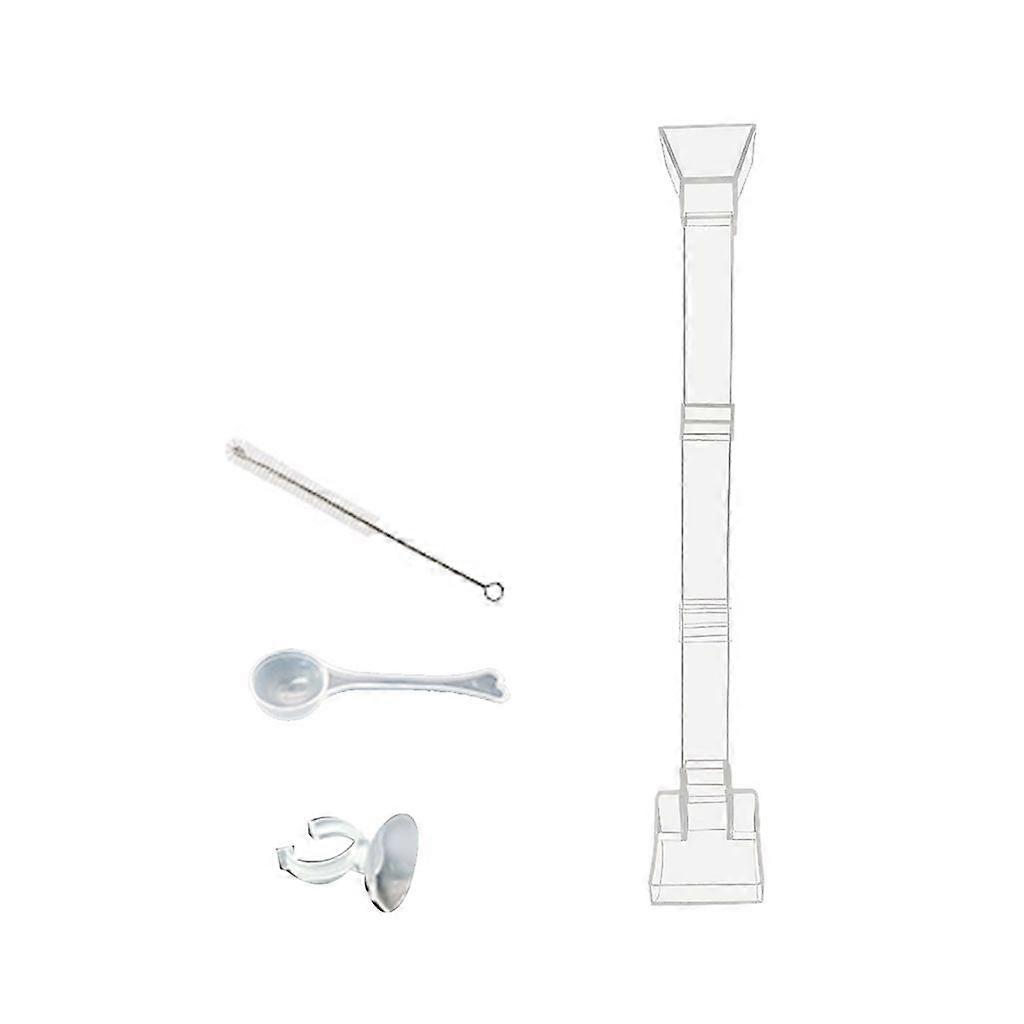 1 مجموعة كريستال الروبيان وعاء FishTank تغذية أنبوب أدوات تغذية حوض السمك