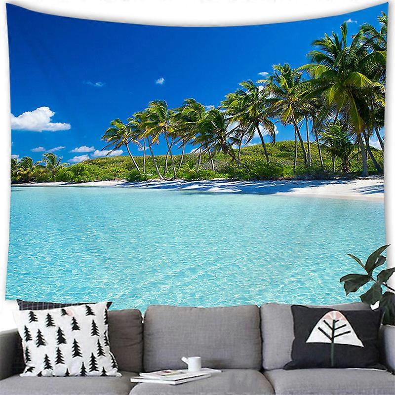 Beach Tapestry, Tropical Paradise, Wall Hanging Decor