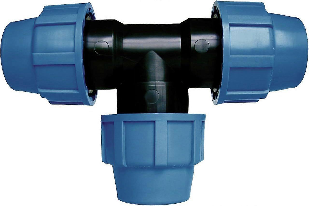 Irrigation system PE pipe tee, 25 mm diameter, polypropylene, for cold water
