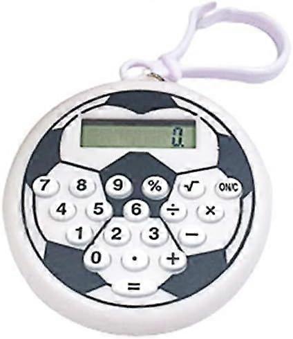 Portable Calculator Pocket Basic Powered Calculators Cute Football Style Calculators