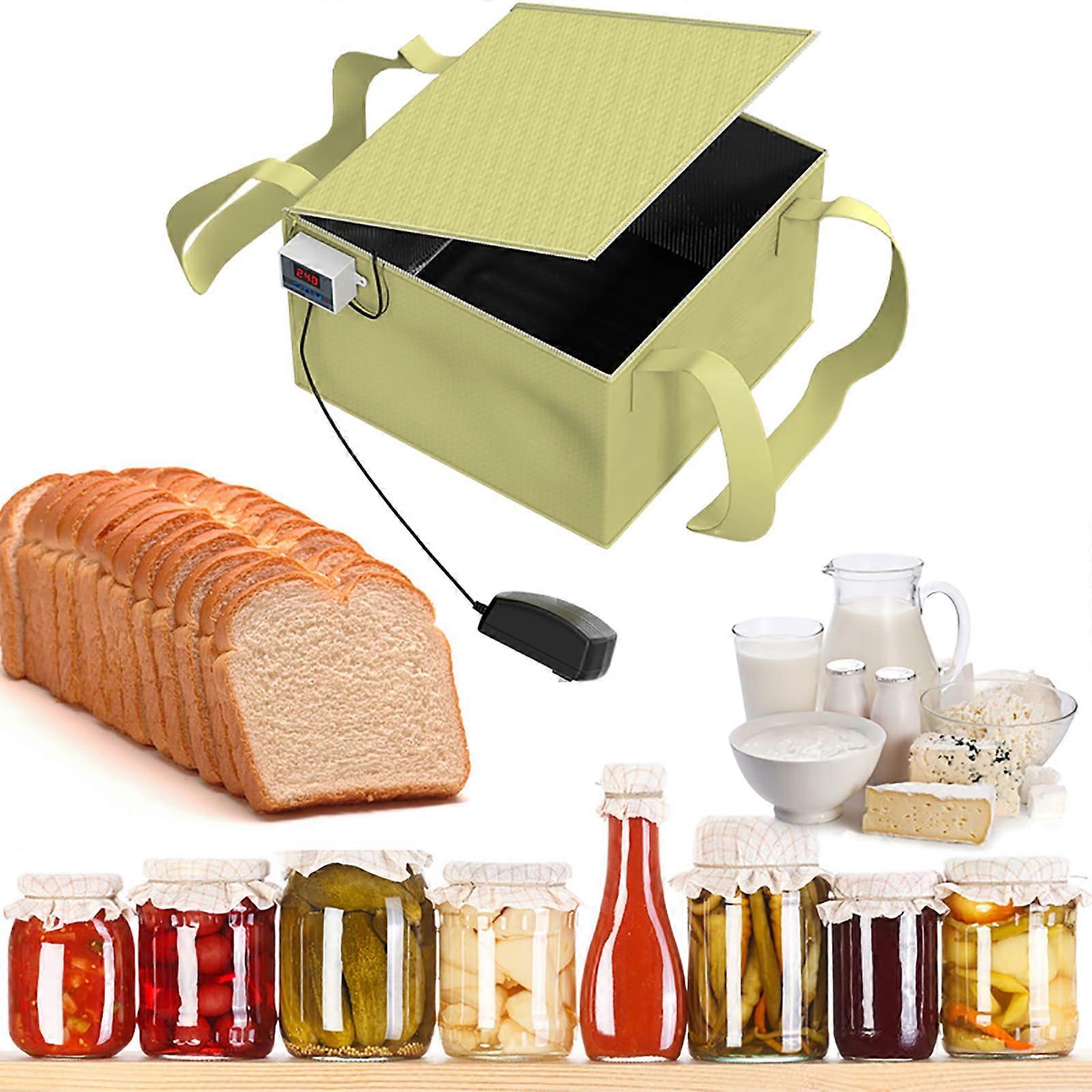 Fermentation Box with DC Power Supply, Household Constant Temperature Fermentation Tank, Insulated Heat Preservation System