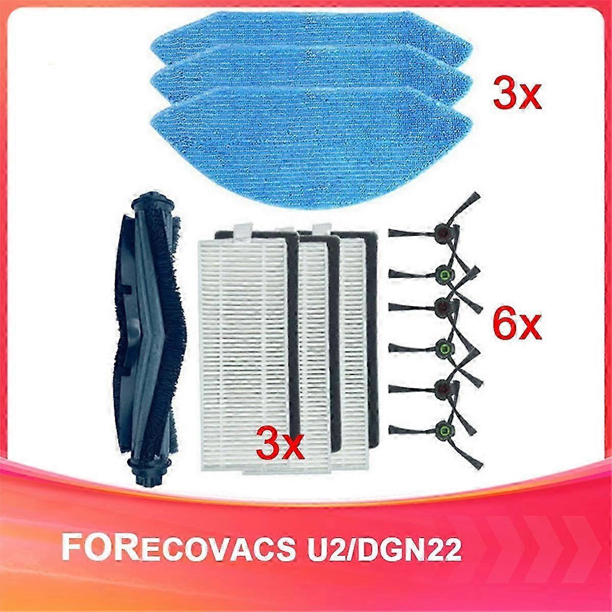 For ECOVACS U2/DGN22 Replacement Consumables Sweeper Consumables